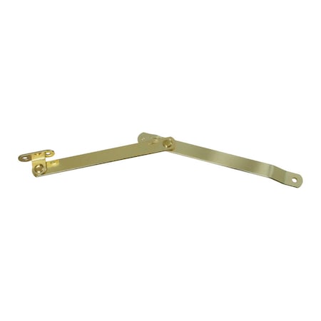 National Hardware National Hardware Brass-Plated Steel Left Hand Folding Support 6 in. 1 pk N208-611